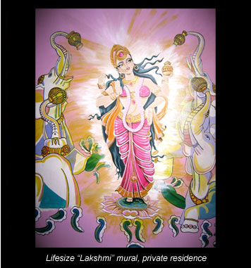 Lakshmi mural