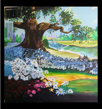 Storybook mural